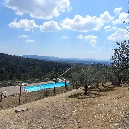 Διαμέρισμα Borgo Nel Chianti Istrice Con Piscina Tennis E Wifi Castellina in Chianti